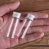 Transparent Eco-Friendly Aluminum Lid Sealed Jar Bottles Set With Electroplate Screws For Kitchen Use