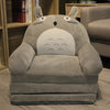 Cute Cartoon-Shaped 2 in 1 Children’s Arm Chair made of Soft Plush for Living Room and Bedroom