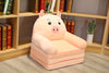 Cute Cartoon-Shaped 2 in 1 Children’s Arm Chair made of Soft Plush for Living Room and Bedroom