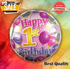 Girl's Happy 1st Birthday Balloon 18" MYLAR Balloon - Shop-bestdealz