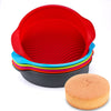 6 Color Silicone Non Stick Cake Bakeware Food Grade Easy-To-Clean Non-Toxic Suitable For Ovens And Microwave