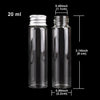 Transparent Eco-Friendly Aluminum Lid Sealed Jar Bottles Set With Electroplate Screws For Kitchen Use