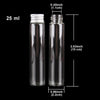 Transparent Eco-Friendly Aluminum Lid Sealed Jar Bottles Set With Electroplate Screws For Kitchen Use